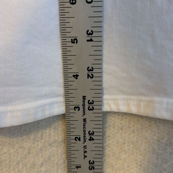 J Crew Skinny flare jean in white wash Womens Size‎ 32 White - Picture 9 of 9